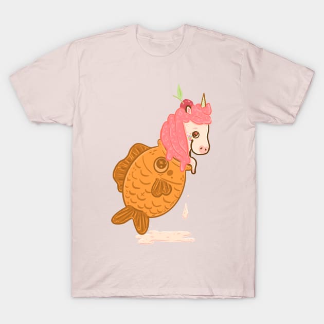 Unicone Taiyaki T-Shirt by Fluffymafi